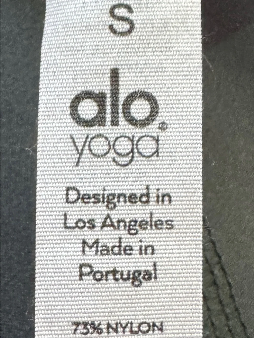 ALO Yoga Dark Camo High Waist Leggings Size Small Green Black Athletic Yoga